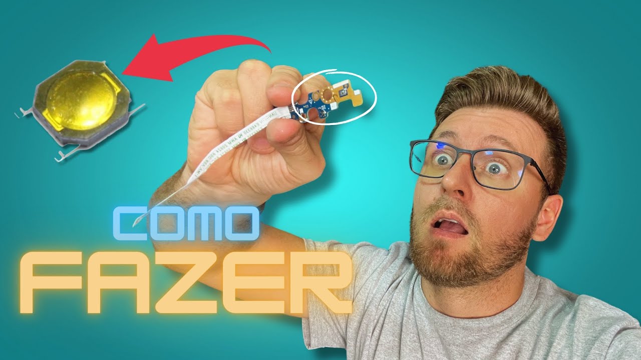 Como trocar o Botão Power de placa de notebook