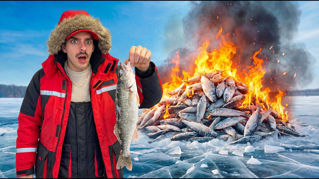 On a Failli M*URIR à La Pêche Sur Glace