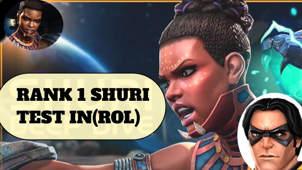Mcoc Rank 1 SHURI gameplay||SHURI gameplay||some (ROL) Test||unbelievable Shok||@sonicaistories