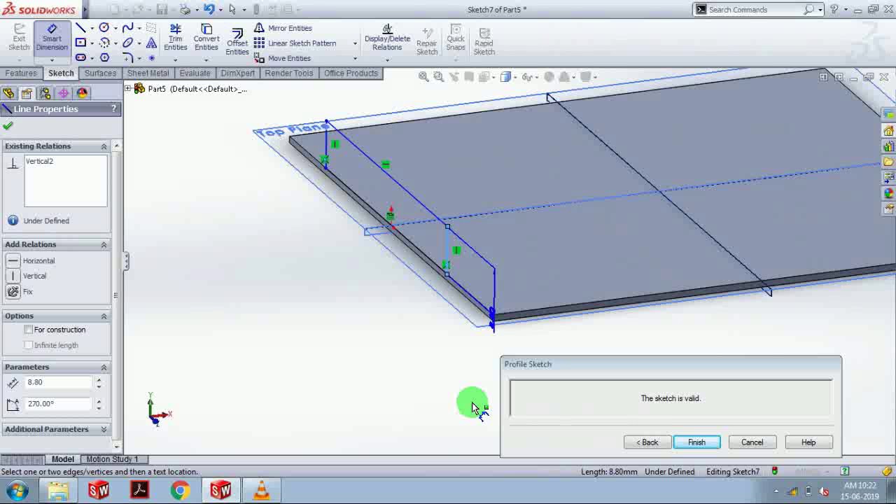 Solidworks Sheetmetal Edge Flange, K factor