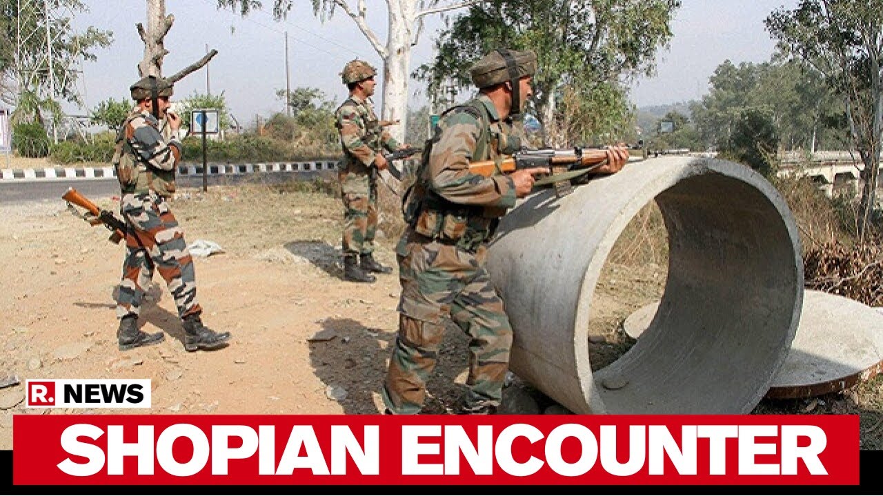 Three Terrorists Killed In Encounter With Security Forces In J-K's Shopian District