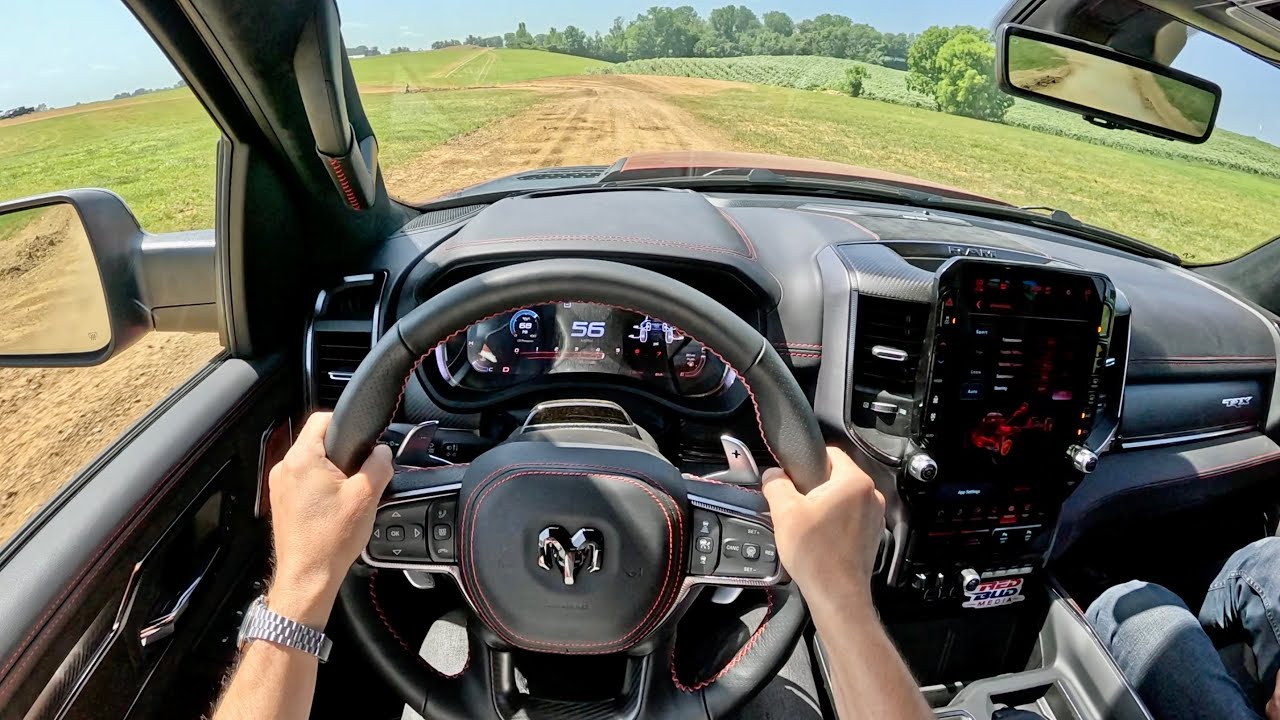 2027 Ram 1500 TRX SRT &mdash; Прыжки на бездорожье &mdash; Впечатления от вождения (POV)