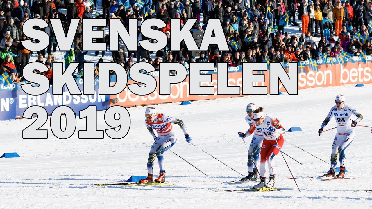 Svenska Skidspelen 2019 - Stina Nilsson, Therese Johaug och Johannes Hösflot Kläbo
