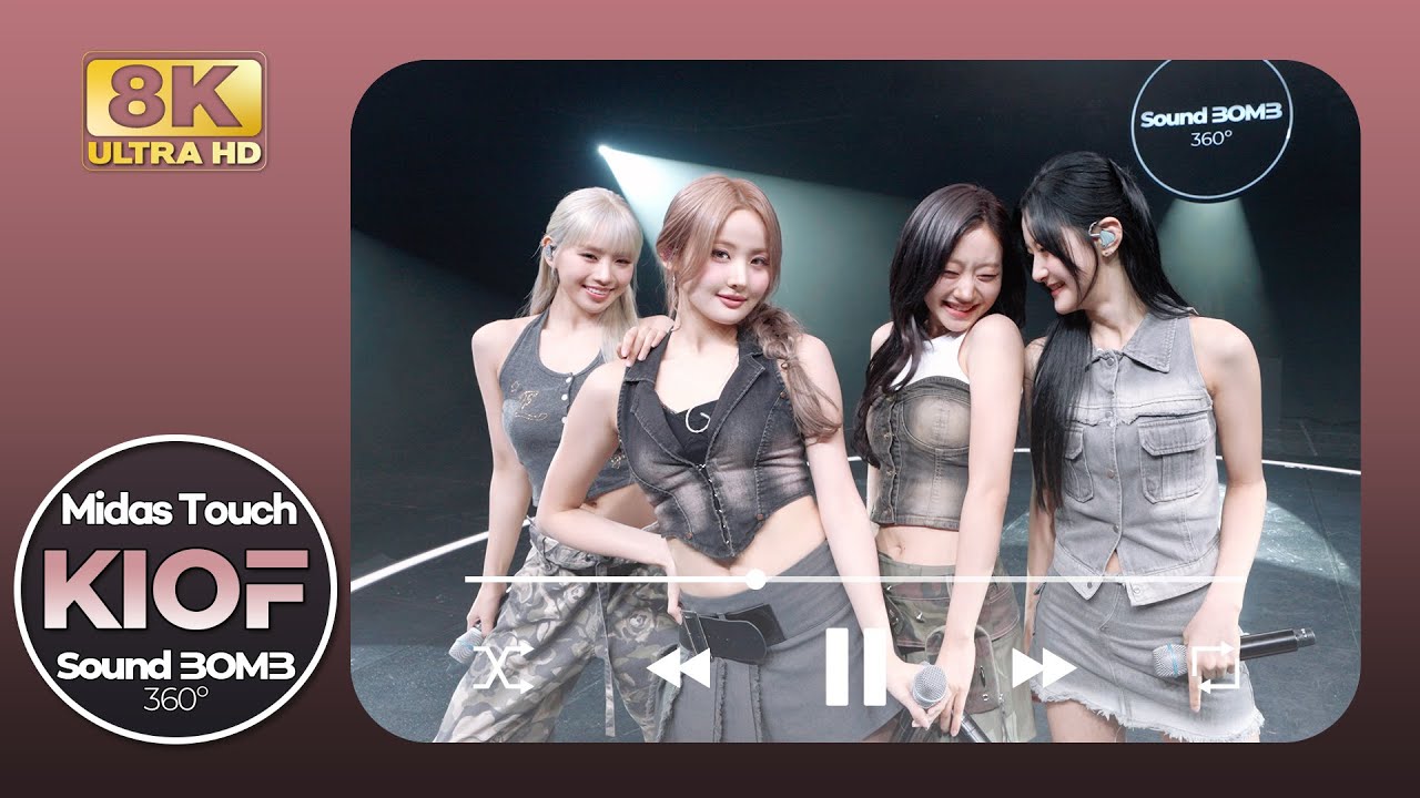 [8K] PLAYLIST｜KISS OF LIFE(키스오브라이프) - Midas Touch｜🎧공간음향｜SoundBOMB360˚