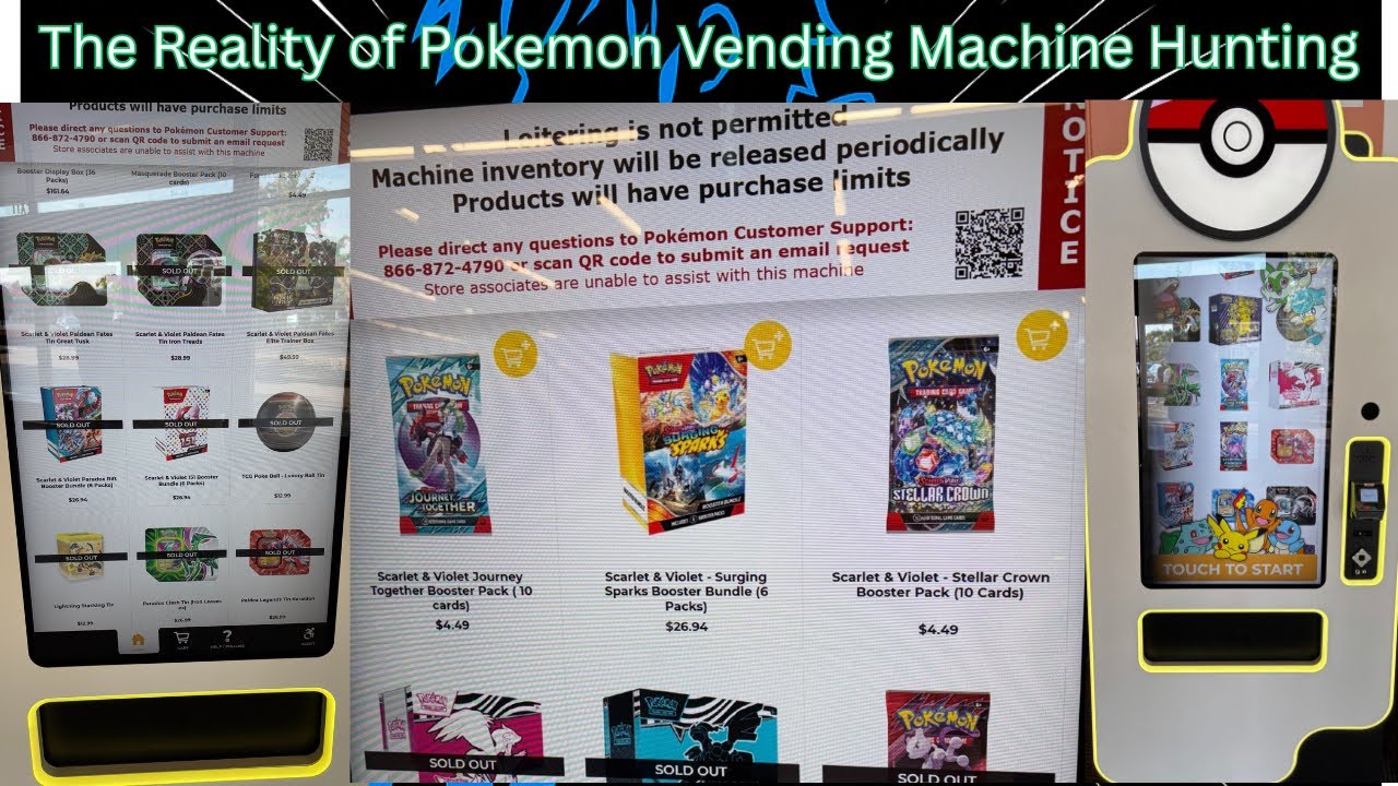 The Harsh Reality of Pokémon Vending Machine Hunting 😲😱