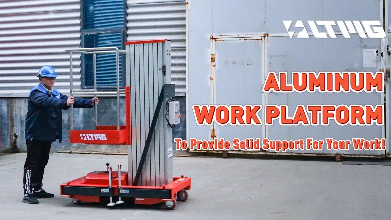LTMG Single Mast Aluminum Alloy Aerial Work Platform