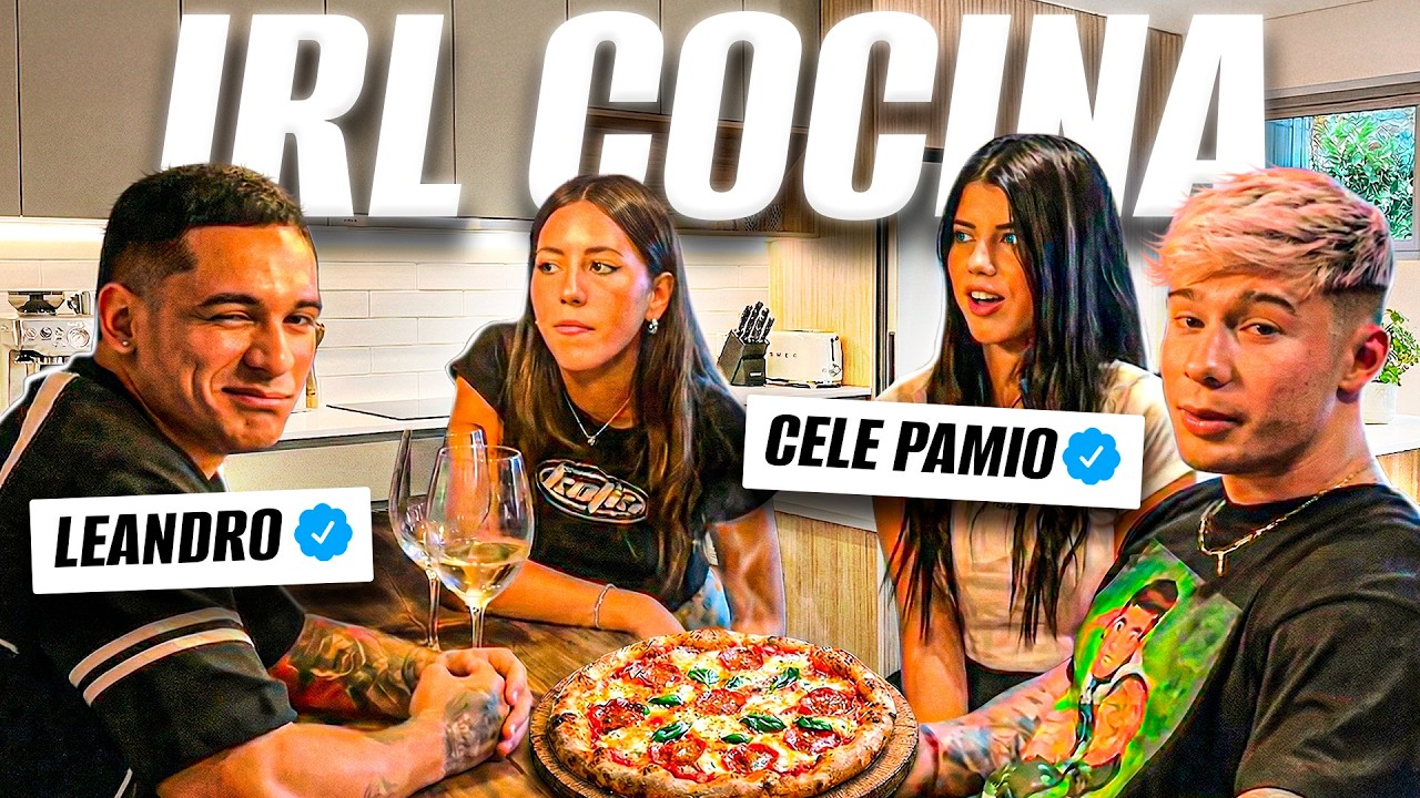 COCINANDO LA MEJOR PIZZA | IRL con Lasapaaaaa, Cele Pamio y Renata Blasevich