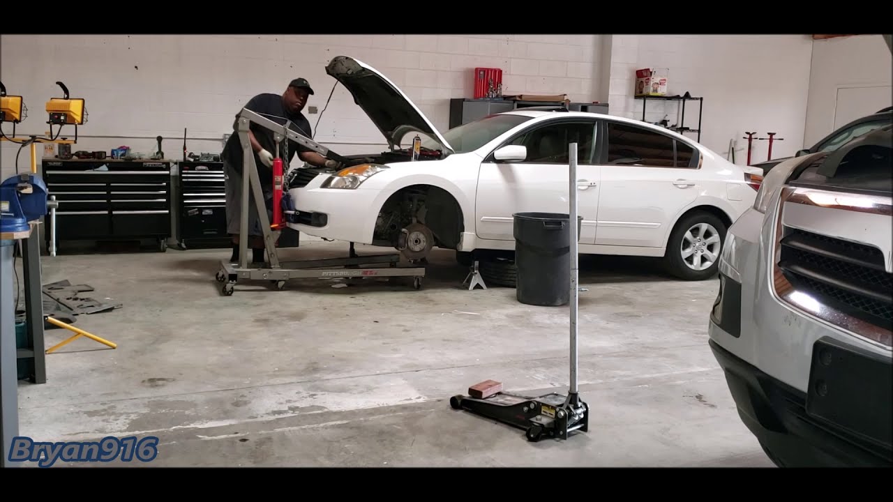 Советы по снятию трансмиссии CVT Nissan Altima 2007 года