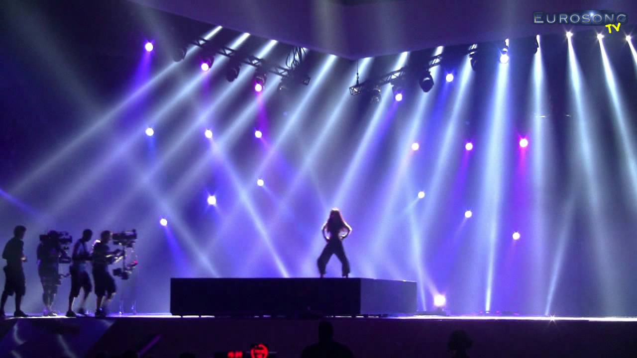 1st rehearsal: Loreen - Euphoria (Sweden) Baku 2012 (2 ANGLES)
