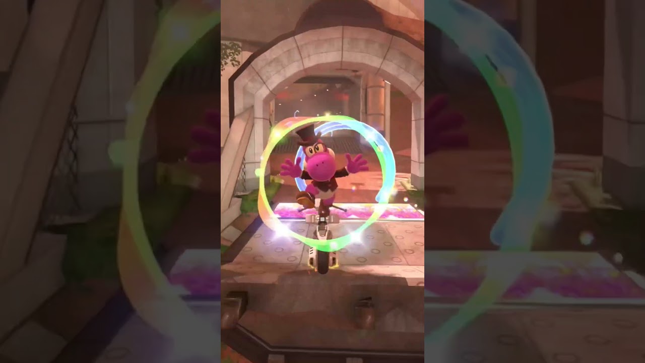 The hardest P-switch mission in mario kart world 