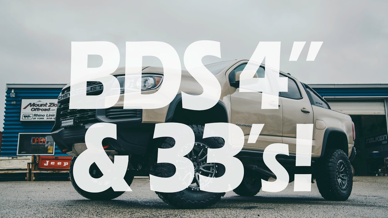2021 Chevy Colorado ZR2 gets a BDS 4