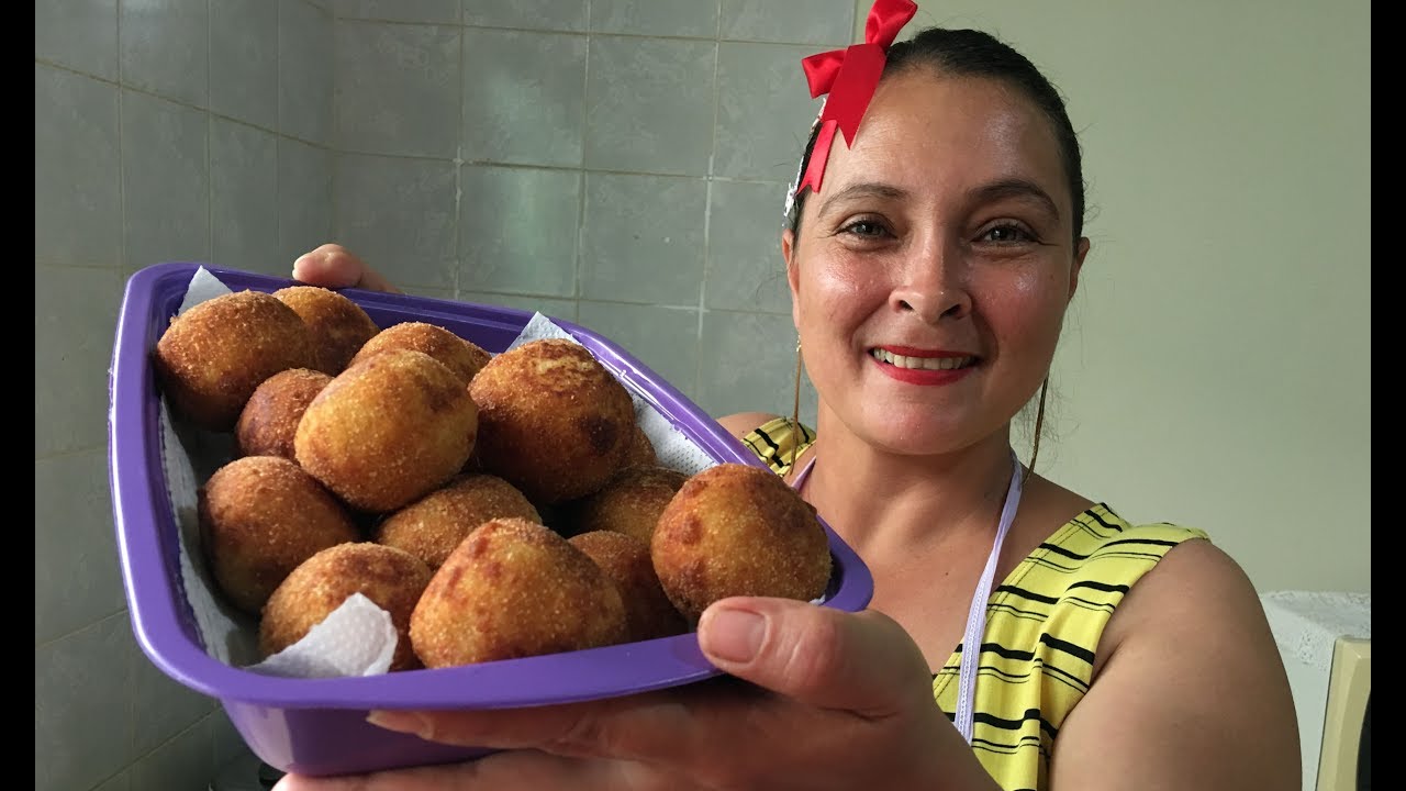 BOLINHO DE BATATA RECHEADO SIMPLES E FÁCIL