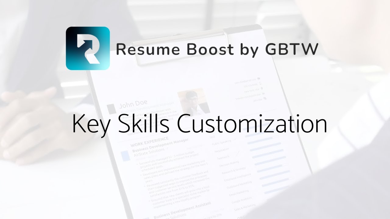 Key Skills Customization
