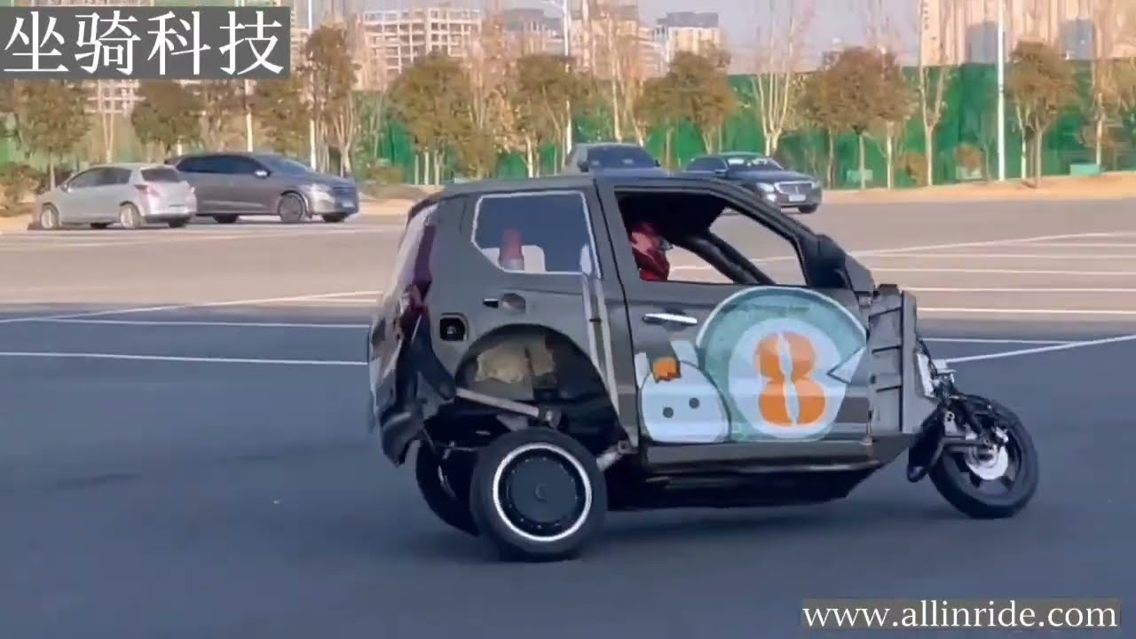 Chinese active tilting vehicle / enclosed motorcycle/future vehicle