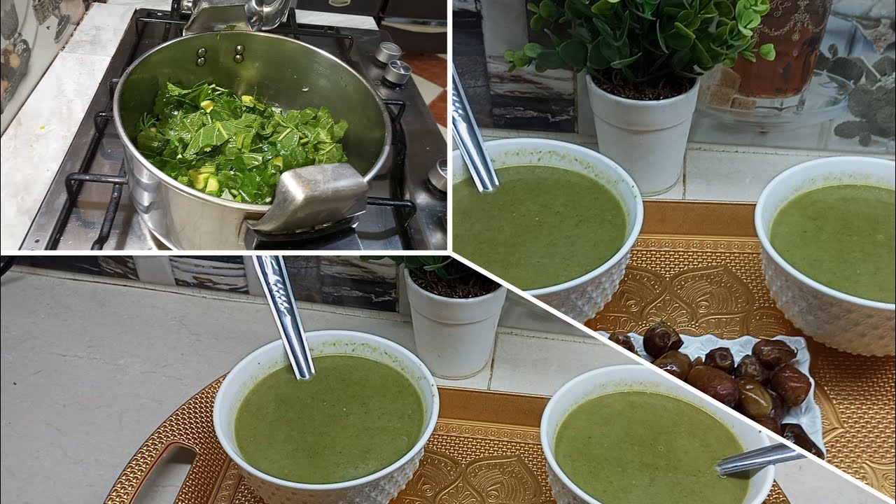 أسهل عشيوة يمكن ليك توجديها شوربة ديال الكورجيط  وسبانخ صحية و لديدة