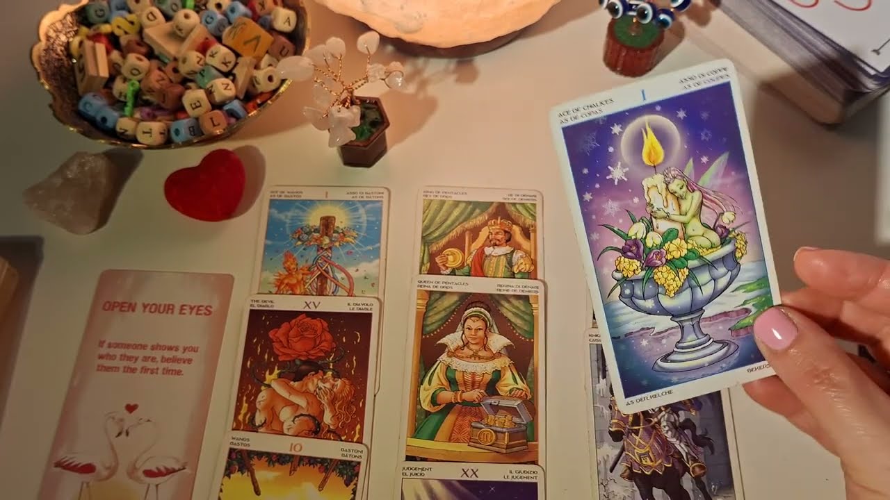 RAC ♋️ DRAGOSTE- TRECUT, PREZENT, VIITOR. TAROT ATEMPORAL INTERACTIV. MESAJ KARMIC ❤️