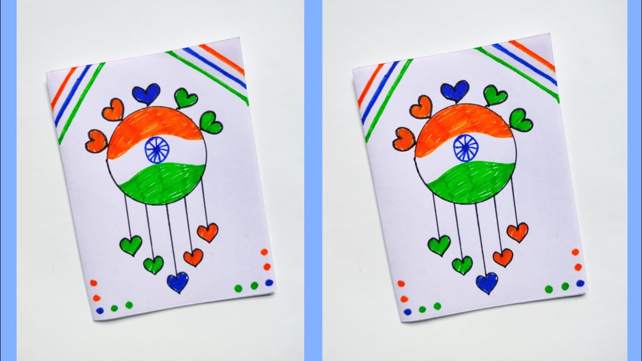 Independence Day Card 🇮🇳 | 15th August Card | Independence Day Craft | Greeting Card