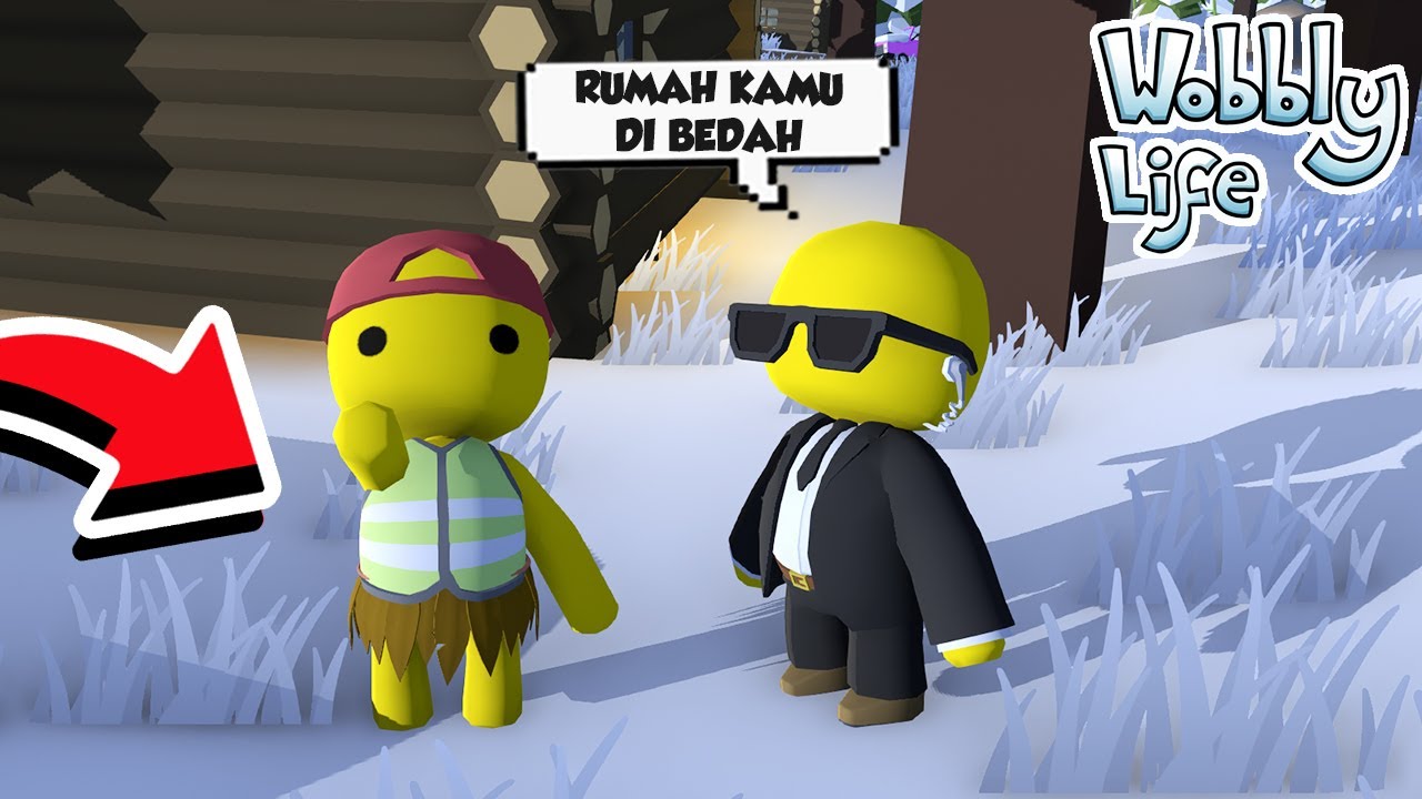 DUO KOCAK BIKIN DRAMA BEDAH RUMAH PALING NGAKAK DI WOBBLY LIFE!!