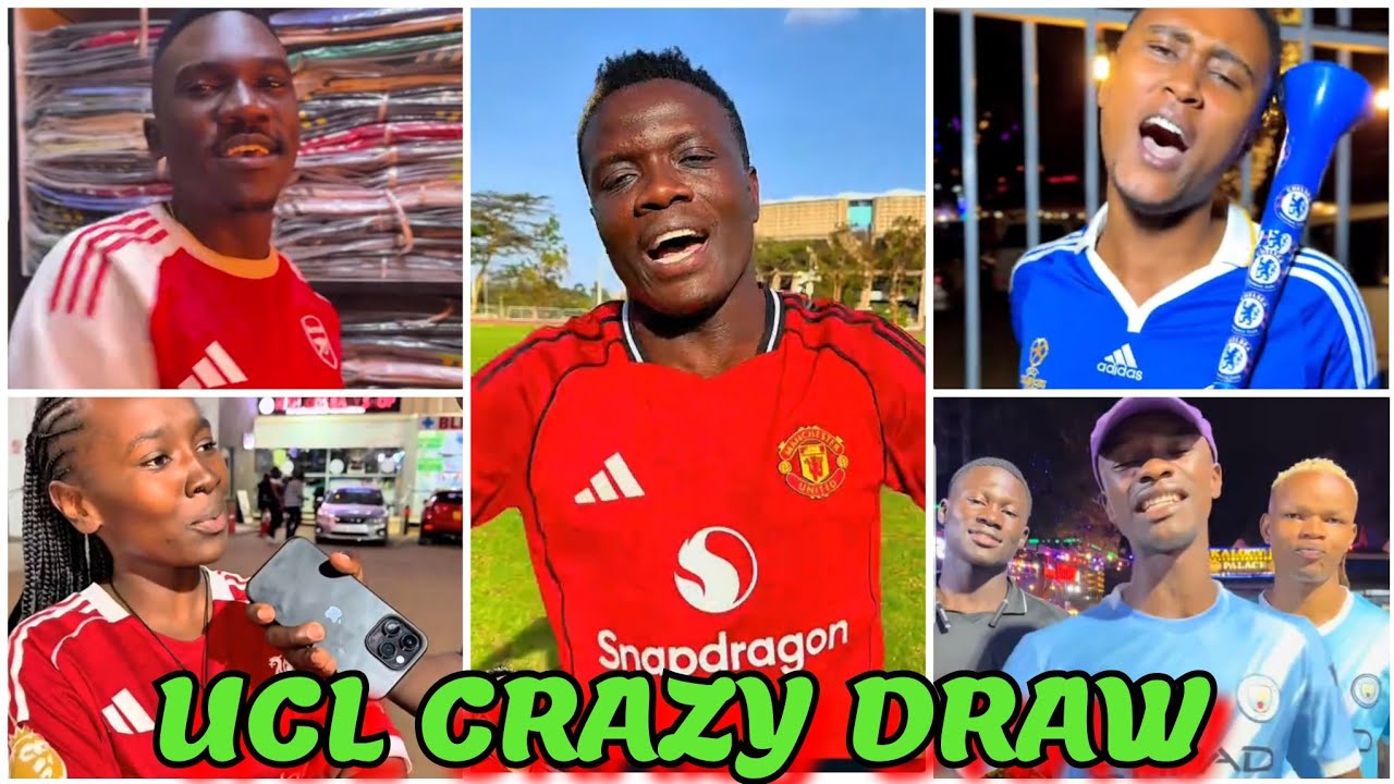 GENZ HILARIOUS REACTION ON UEFA CHAMPIONS LEAGUE CRAZY DRAW