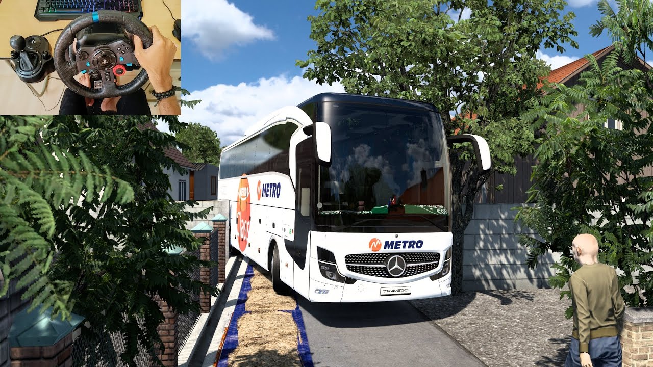 Lumbir's Uneven Roads: A Bus Physics Masterclass in Euro Truck Simulator 2 | Logitech G29