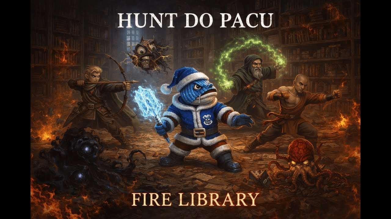 Fire Library x4 com monk 9.5 RAW