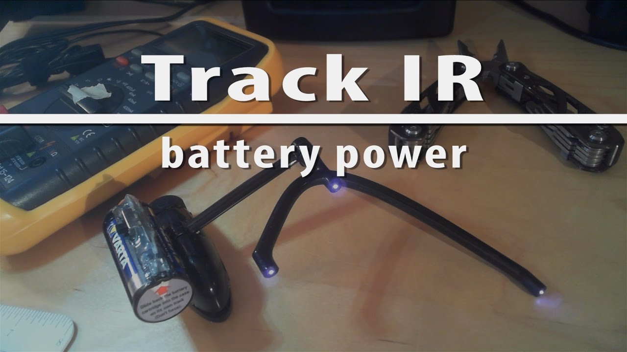 Battery powered TrackIR TrackClip Pro