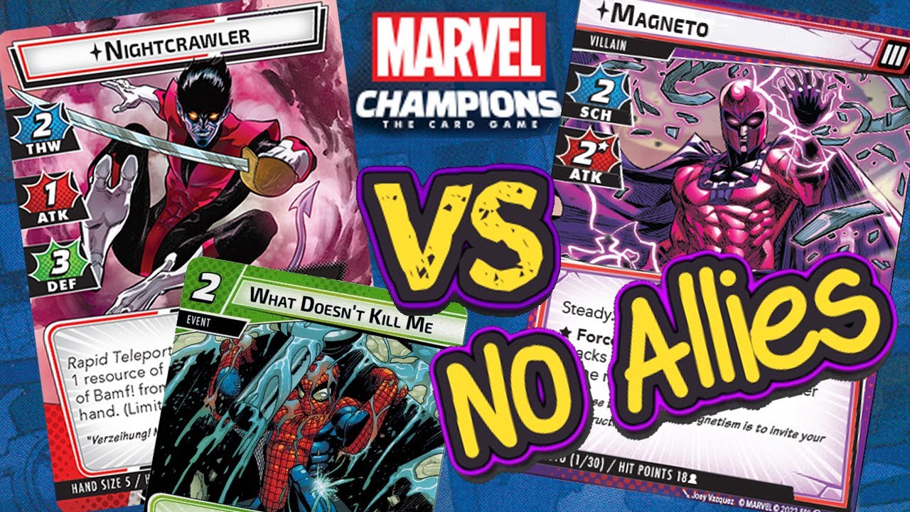 NIGHTCRAWLER vs MAGNETO (Expert) Marvel Champions Playthrough