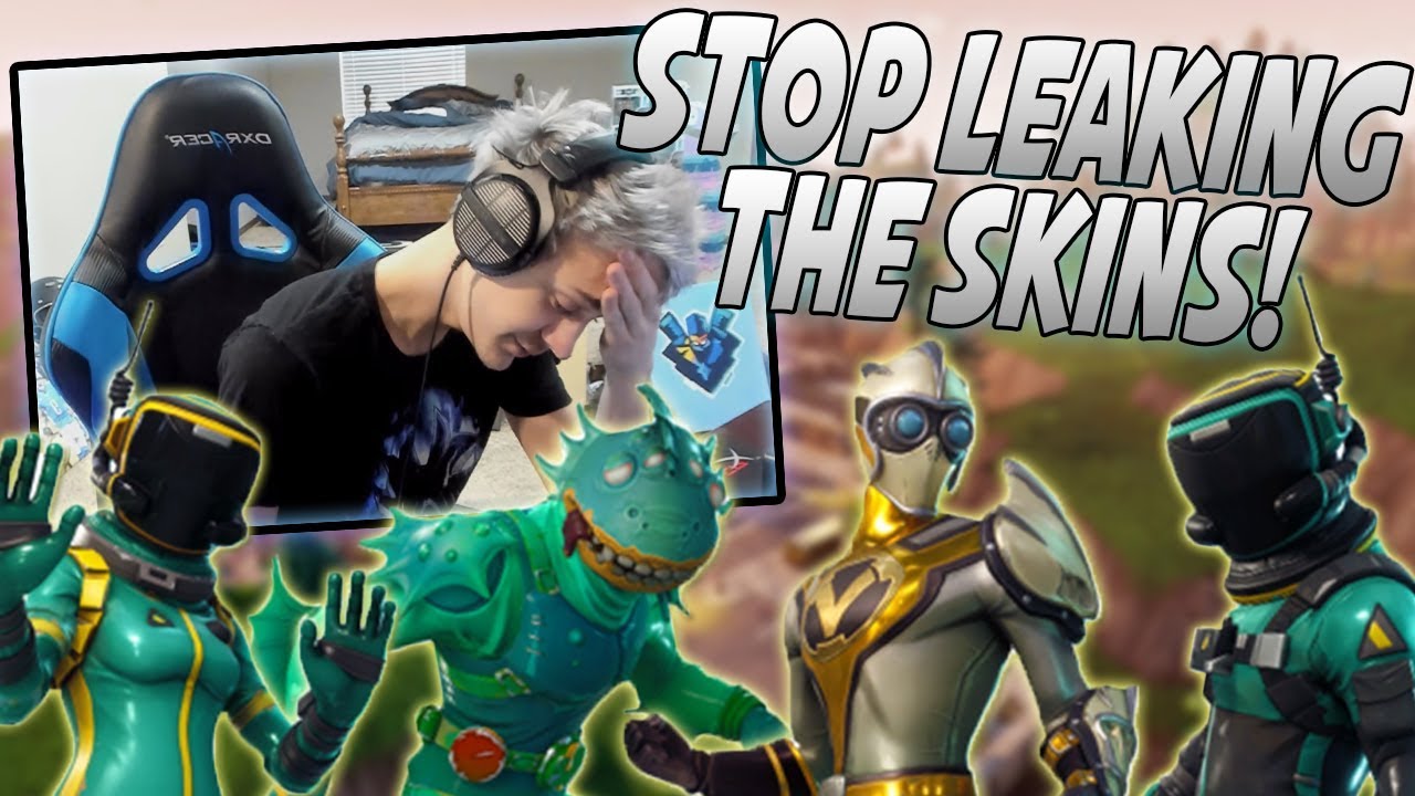 Ninja Gets Mad That The New Season 4 Skins Got Leaked!