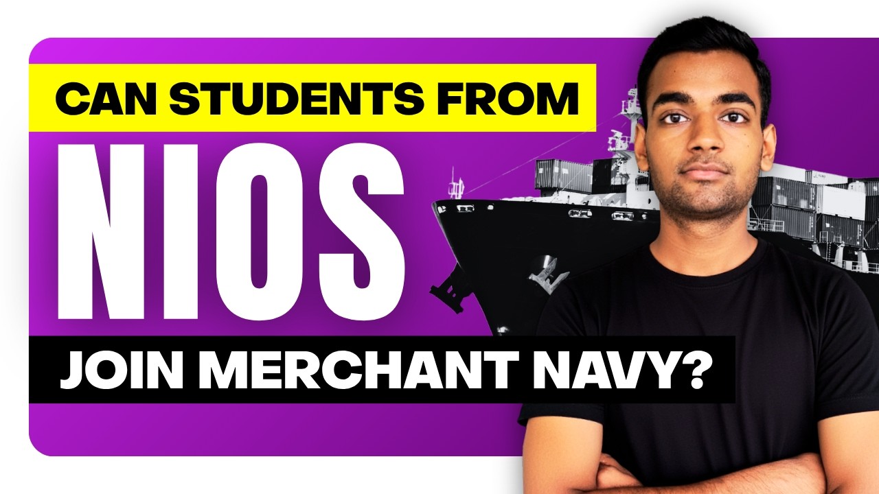 Can NIOS students join Merchant Navy? 😳 #nios #merchantnavy