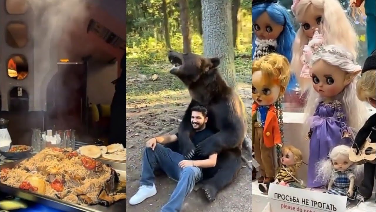 الي يسافر مع البنات يدخل الجنة 🙄 دمى موسكو مرعبة مخيفة 😬 هرب يجري من الدب 😂 عبدالله الودعاني