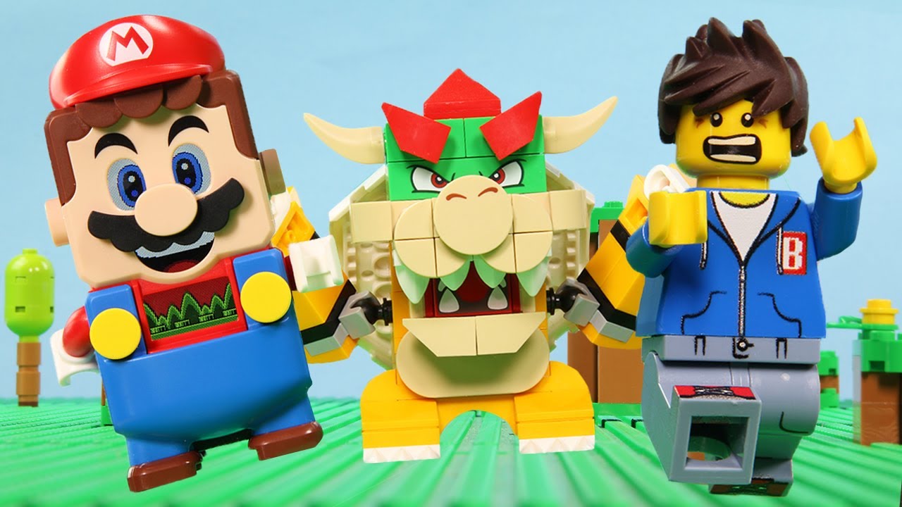 Billy And Mario Escape Bowser! | LEGO Mario Adventure! | Billy Bricks Stop Motion