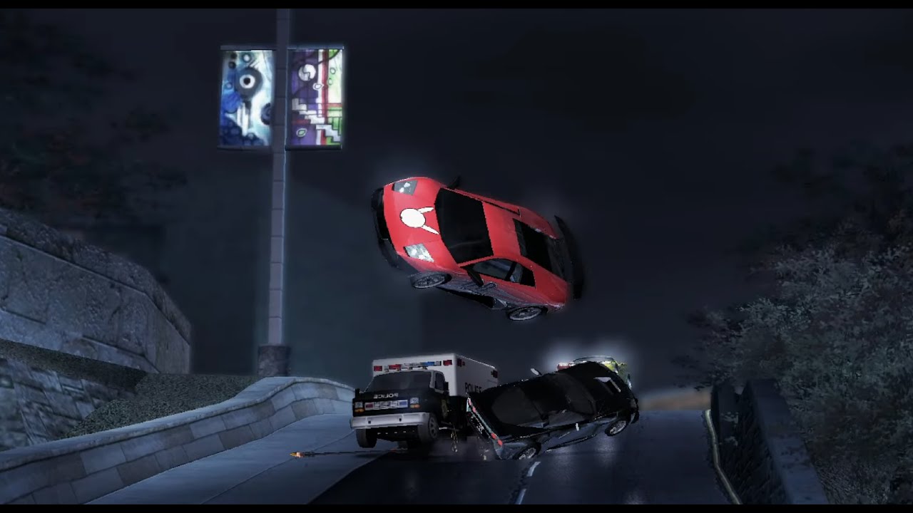 NFS Carbon Battle Royale mod up to dated using a tier 3 exotic car in hardest race with extreme cops