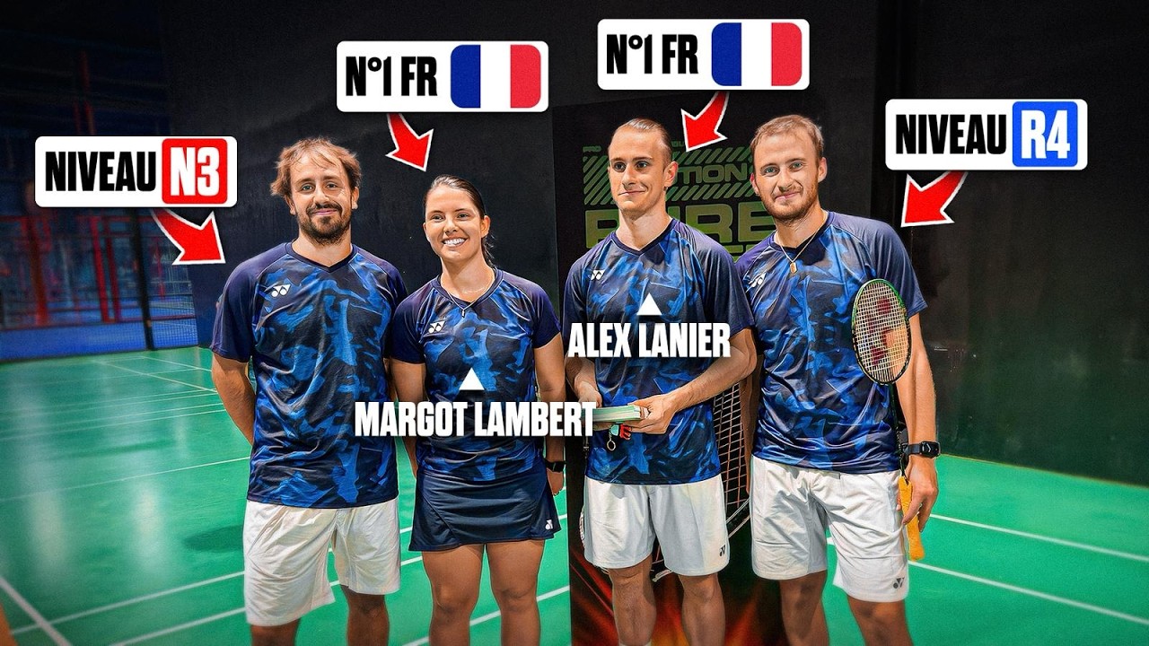 Mon niveau de 700eme français VS les numéros 1 en Badminton (injouable ou ça se fait ?)
