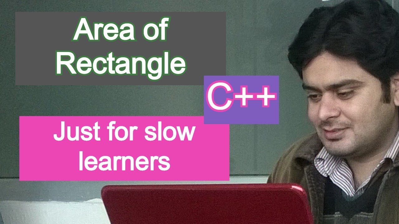 Area of Rectangle Program in C++