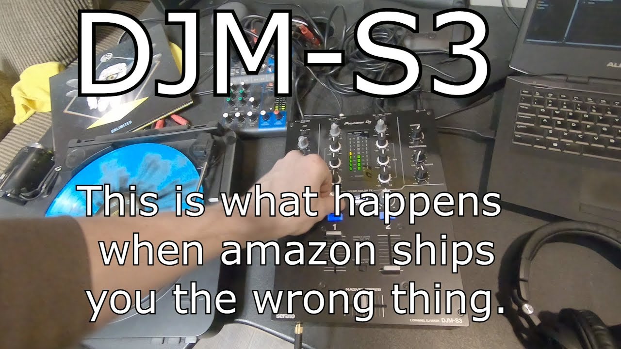 Pioneer DJ  DJM-S3 Mixer Unbox And DVS Test