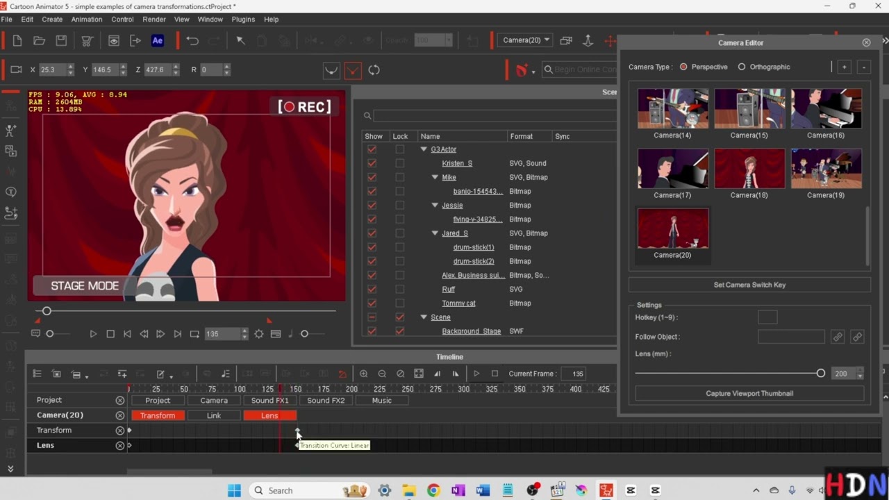 Learn Cartoon Animator 5 – Lesson 15 - Master the Camera in CTA5.3 Tutorial Part 1