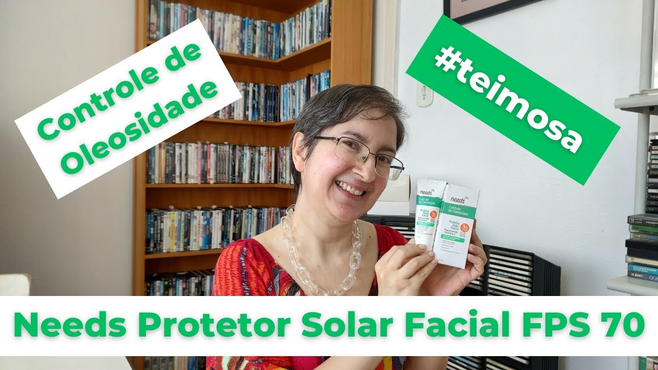 #UseiTodinho Needs Protetor Solar Facial FPS 70 Controle de Oleosidade s/cor | Momento com Fernanda