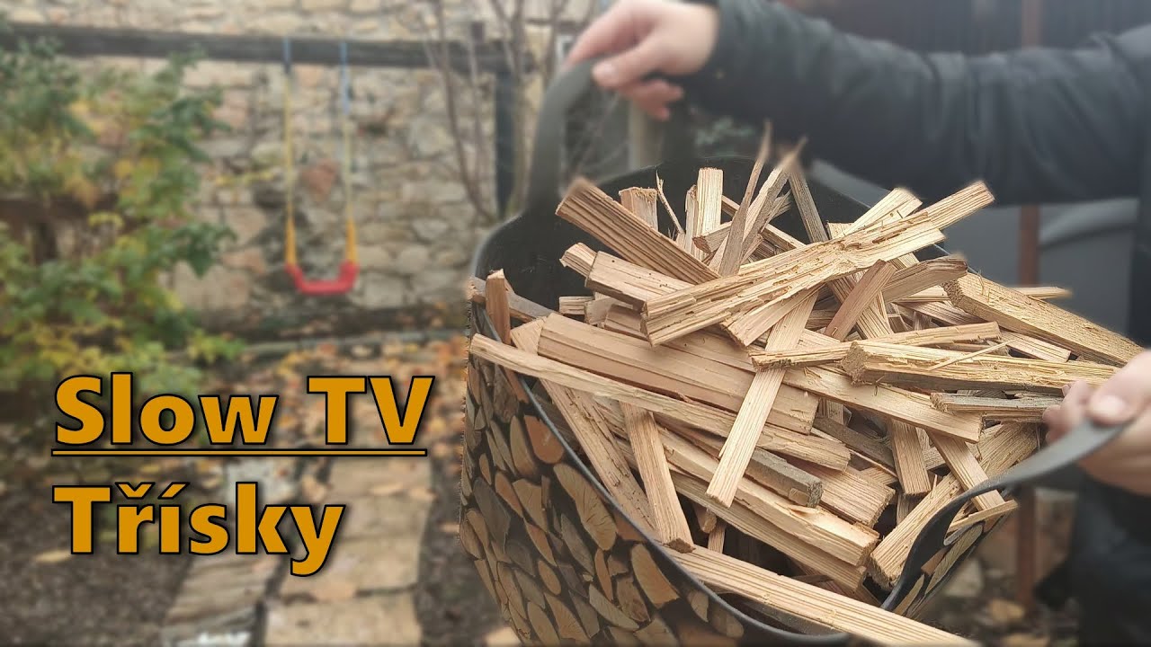 SlowTV: 23 minut štípání třísek (beze slov, bez hudby)