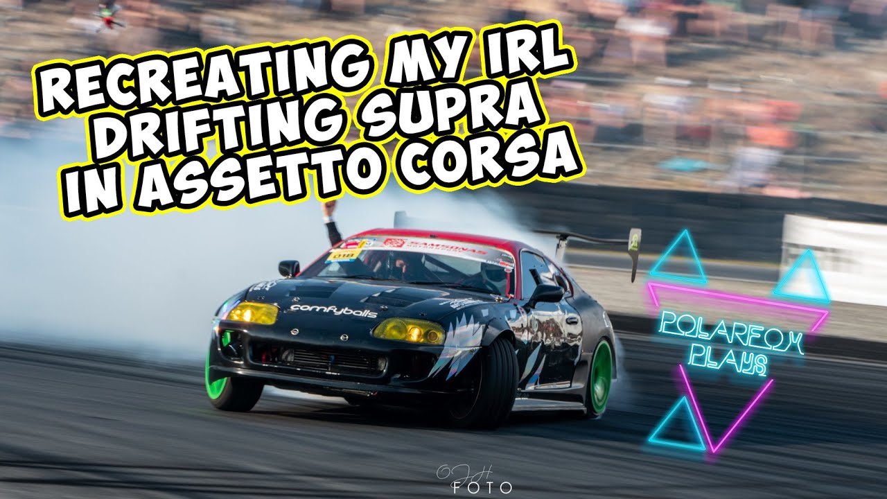 Recreating my own drifting Supra in Assetto Corsa! (Timelapse PT1)