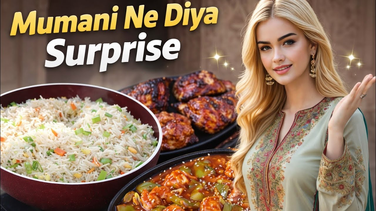 Mumani Ne Diya surprise 😱 Surprise Dinner 🍽️ Saleha ki Shehzadiyan vlog 👍