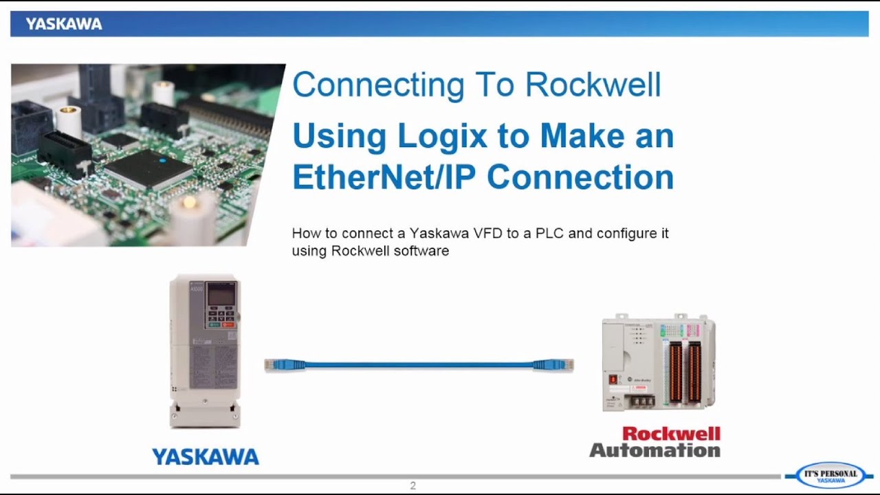 Connecting Yaskawa to Rockwell