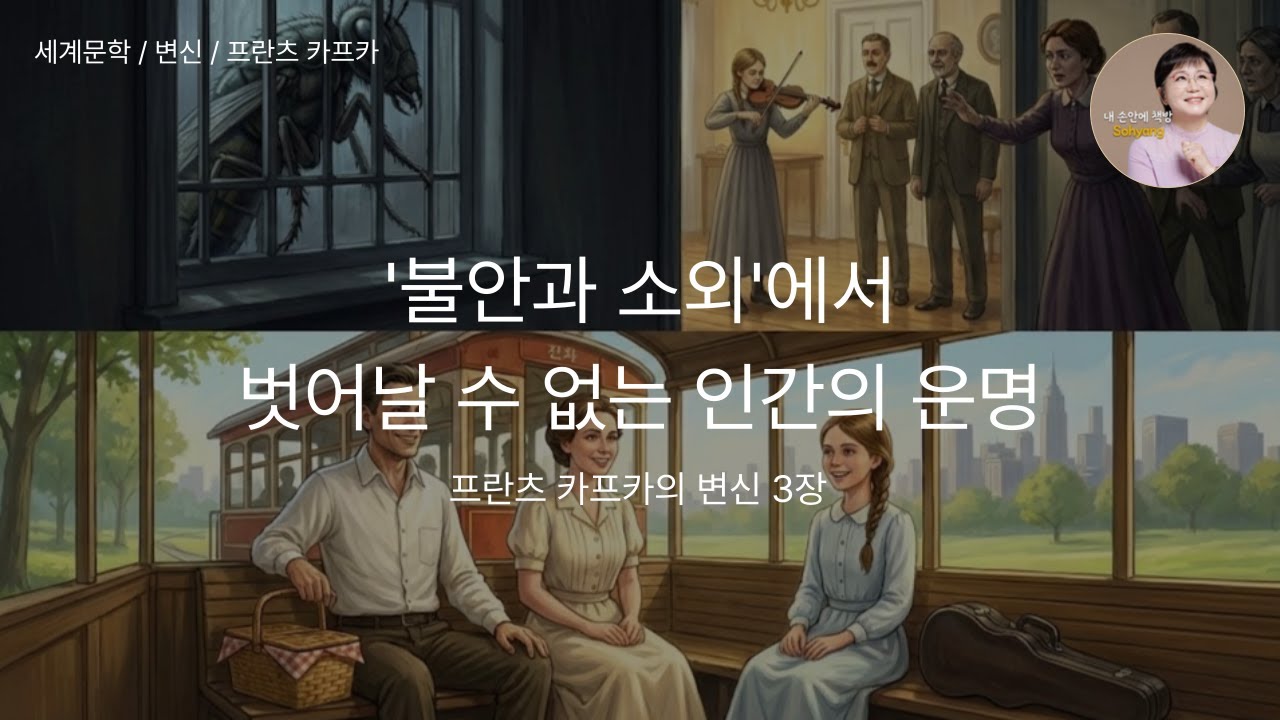 변신 / 프란츠 카프카 / 중단편소설 | ‘불안과 소외’에서 벗어날수 없는 인간의 운명 | 내 손안에 책방 | 책읽어주는작가 오디오북podcasts