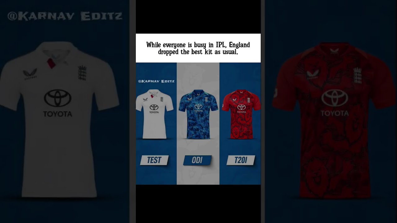 While Everyone&rsquo;s Busy With IPL, England Silently Dropped the Cleanest Kit of the Year!