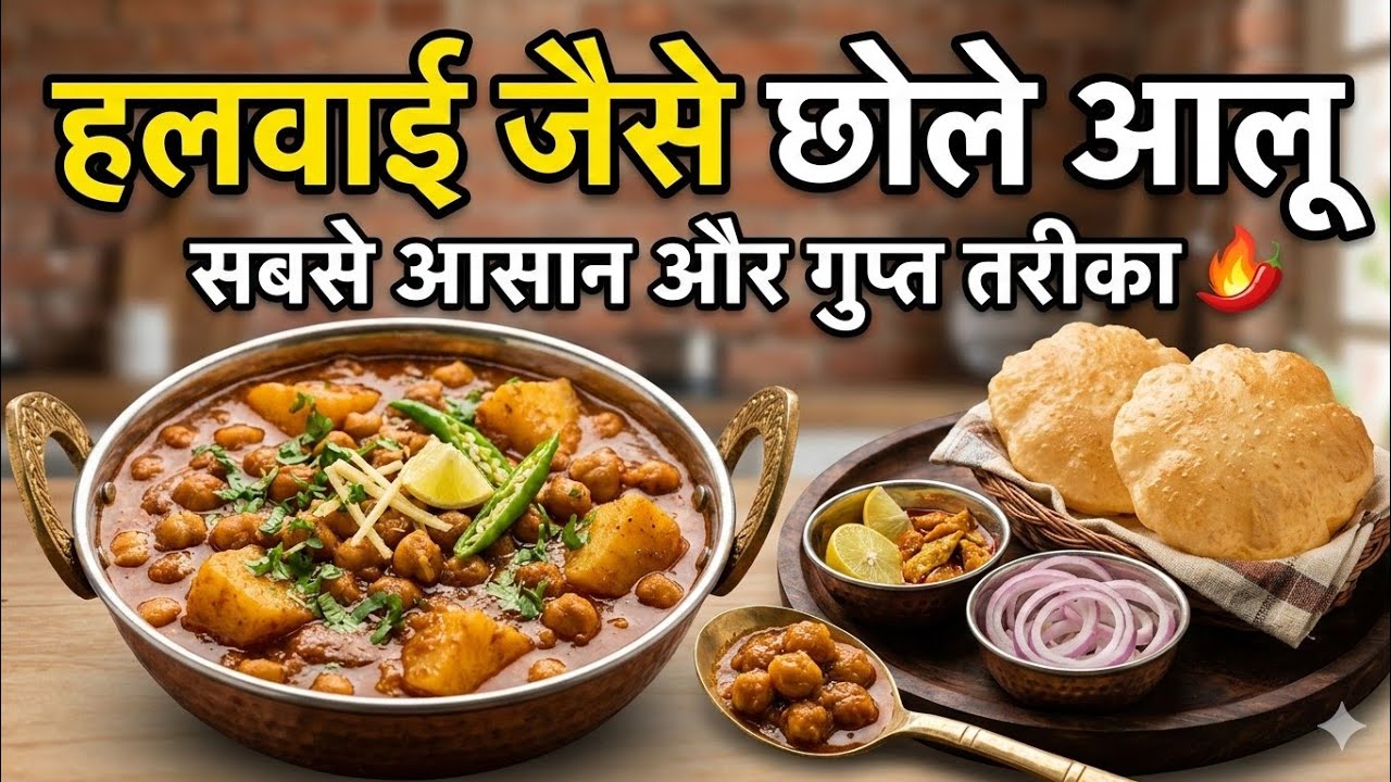 Hotel Jaisi Chatpati Chhole Aloo ki Sabji | Chhole Aloo Masala Recipe 