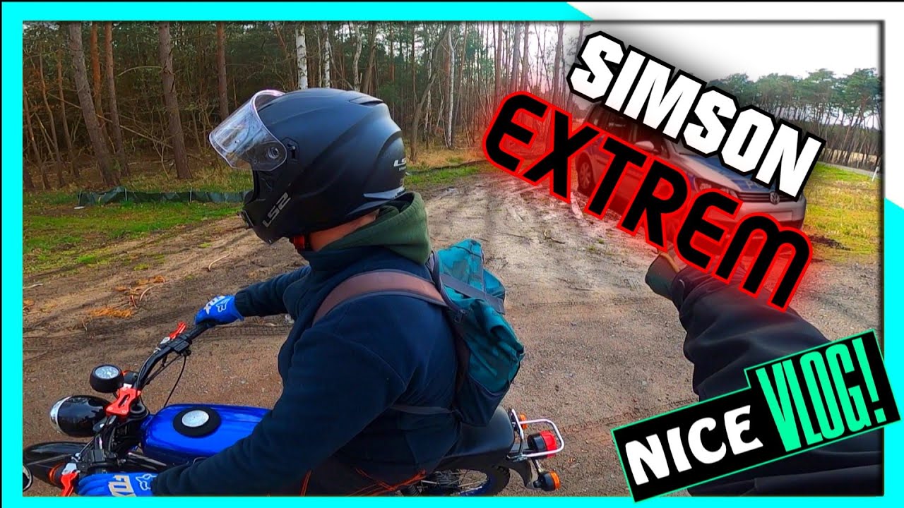 Gepflegte fahrt durch den Wald... Auf dem weg zur Autobahn mit der Simson.😘 - Motovlog mit Lenny !