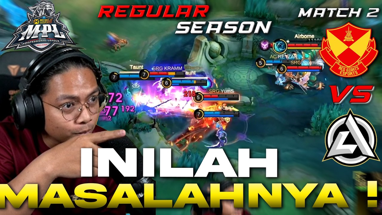 SRG VS AC MATCH 2 REGULAR SEASON MPL MY S18 !