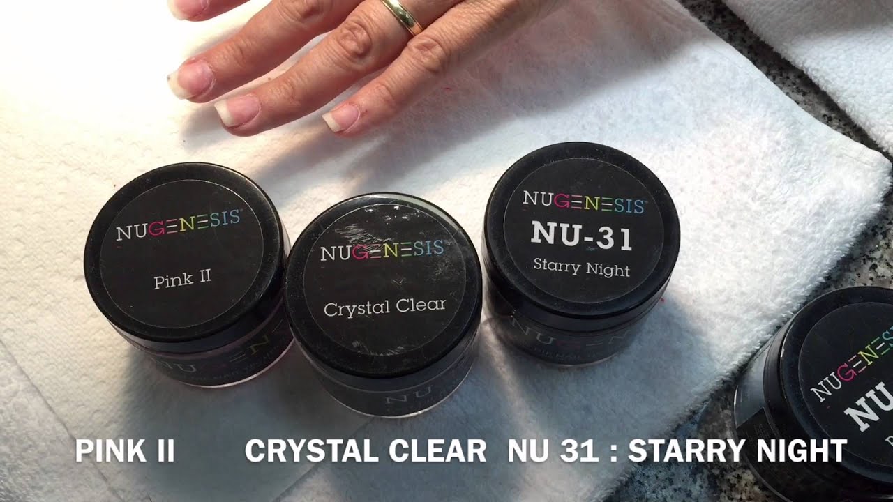 NuGenesis Manicured Nails: Dip Powder Color Smile With Cutting Tool