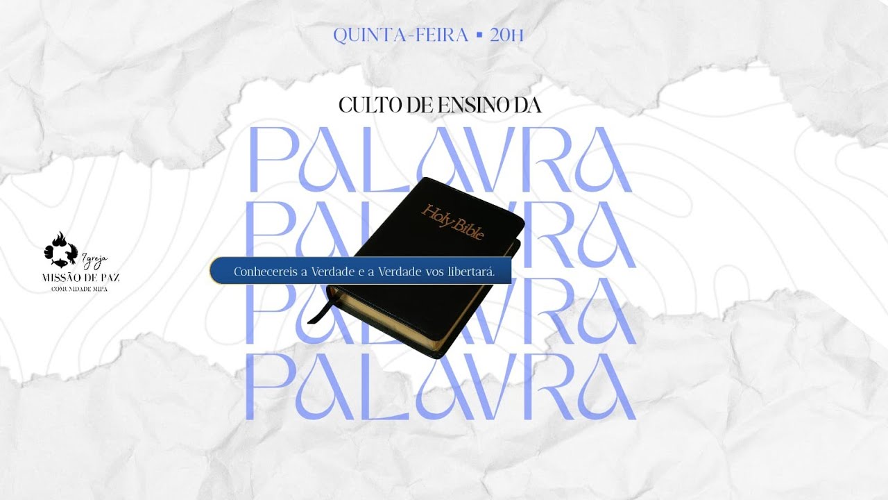 MIPA Transmissão - Igreja Missão de Paz está ao vivo!