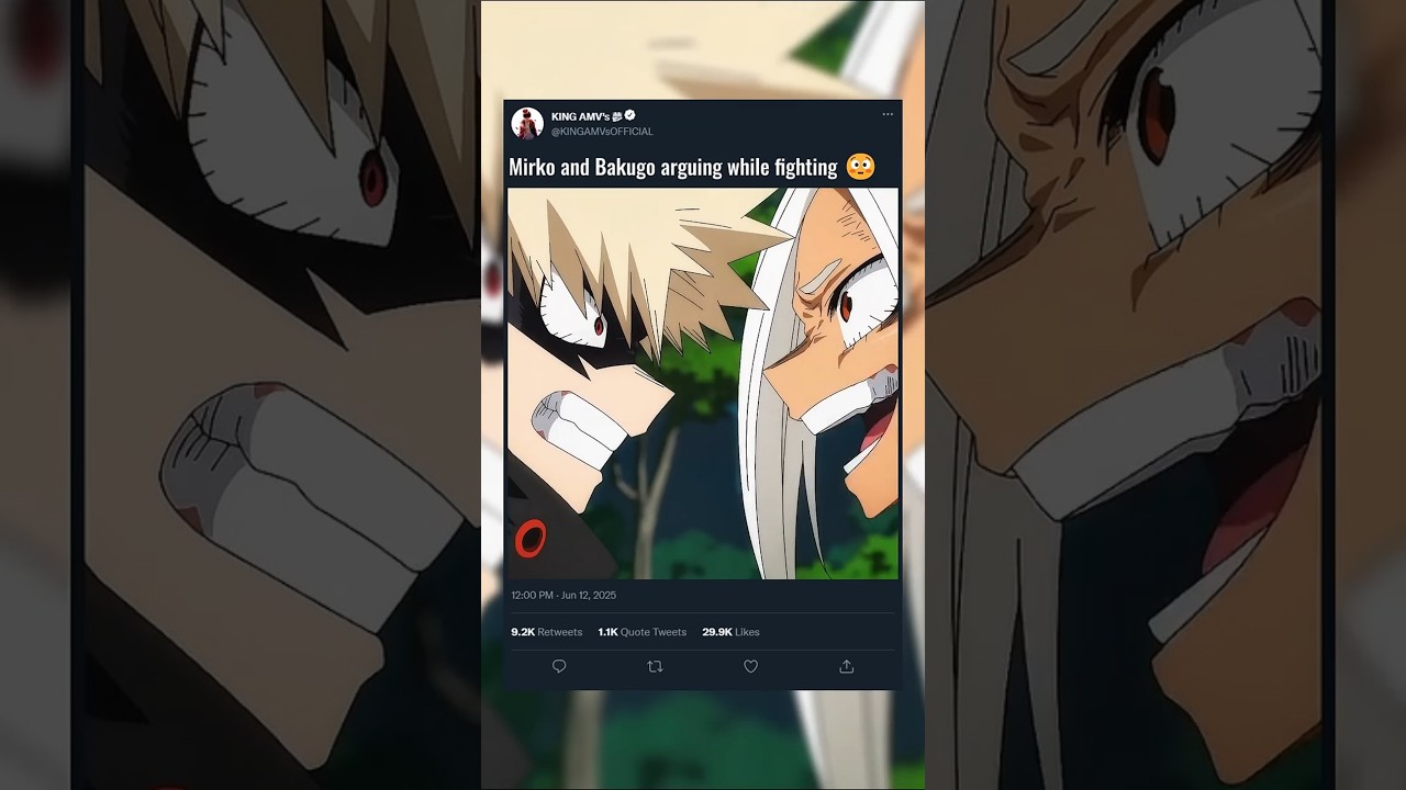 Mirko and Bakugo arguing while fighting 😳 | #myheroacademia #animeedit #mangaedit #video #allmight