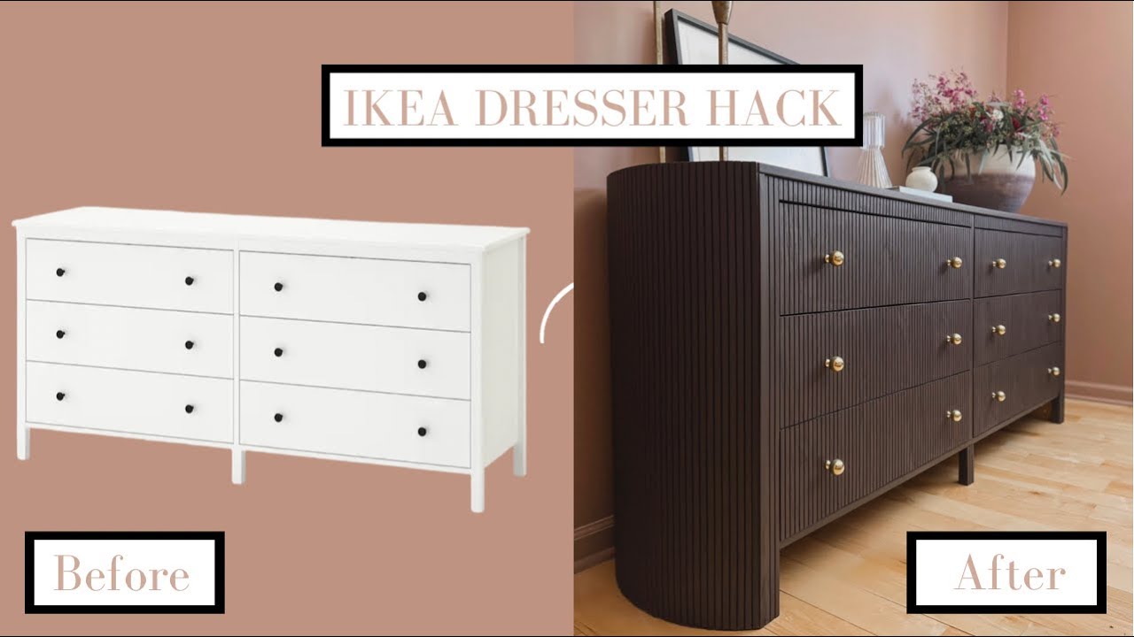 DIY IKEA Dresser Hack: Boujee Dresser Makeover